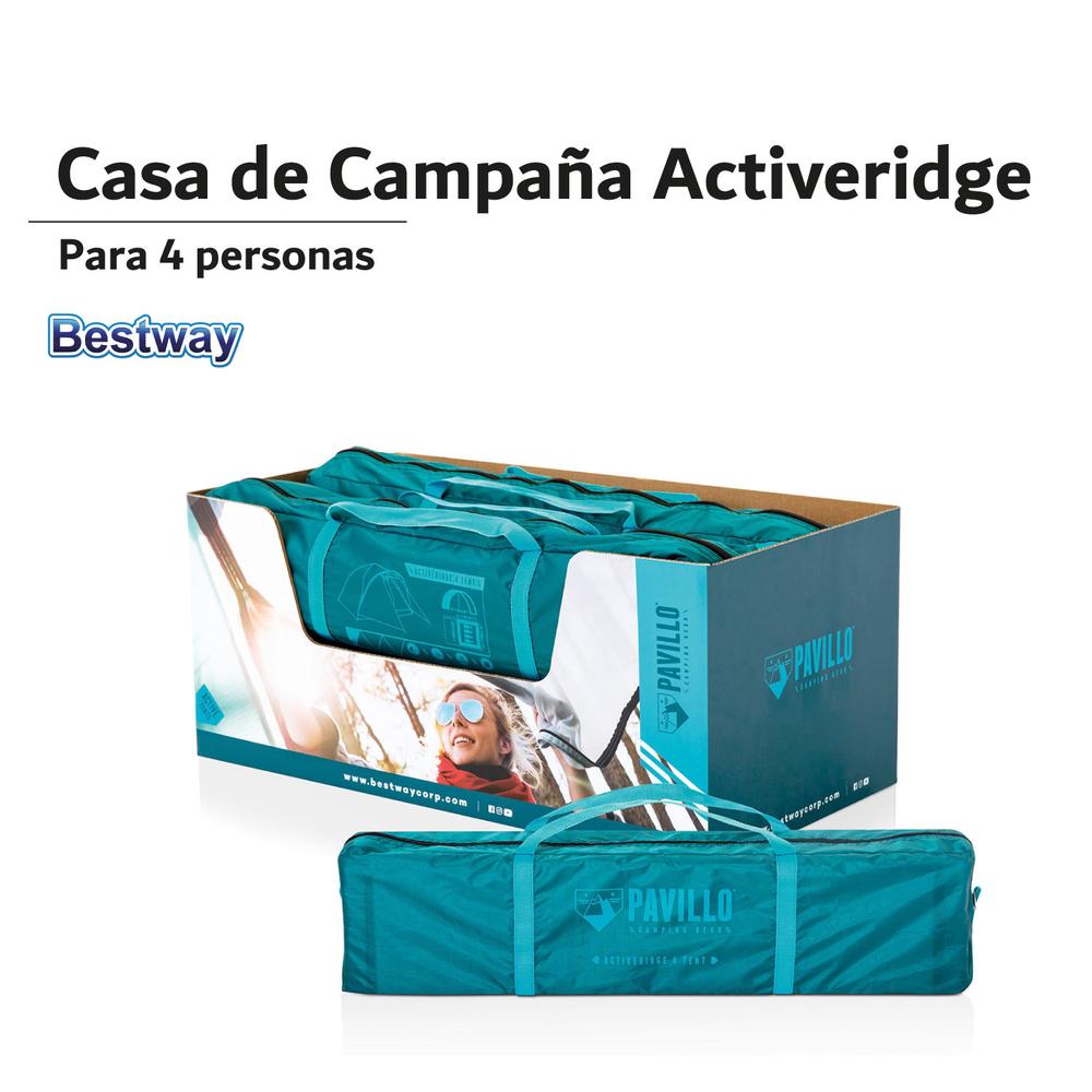 Foto 3 pulgar | Casa de Campaña Bestway Pavillo 68091 para 4 Personas