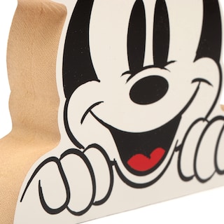 Foto 4 | Bloque De Madera Shelf Sitter Decor Con Cabeza De Mickey Mouse De Disney - Venta Internacional.