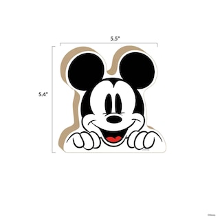 Foto 7 | Bloque De Madera Shelf Sitter Decor Con Cabeza De Mickey Mouse De Disney - Venta Internacional.