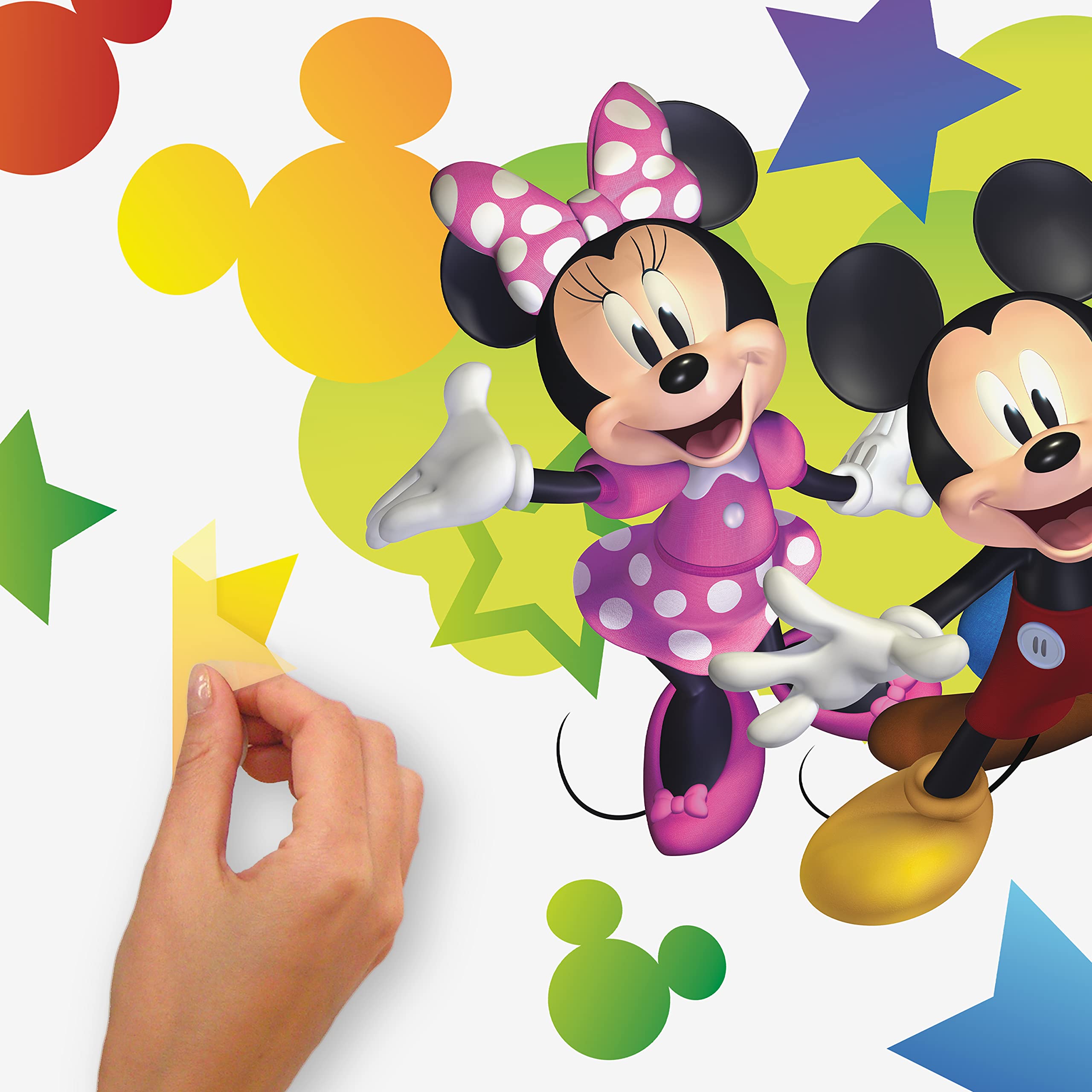 Foto 6 pulgar | Adhesivos De Pared Roommates Disney Mickey & Friends Con Personalización - Venta Internacional.