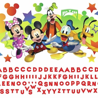 Foto 6 | Adhesivos De Pared Roommates Disney Mickey & Friends Con Personalización - Venta Internacional.