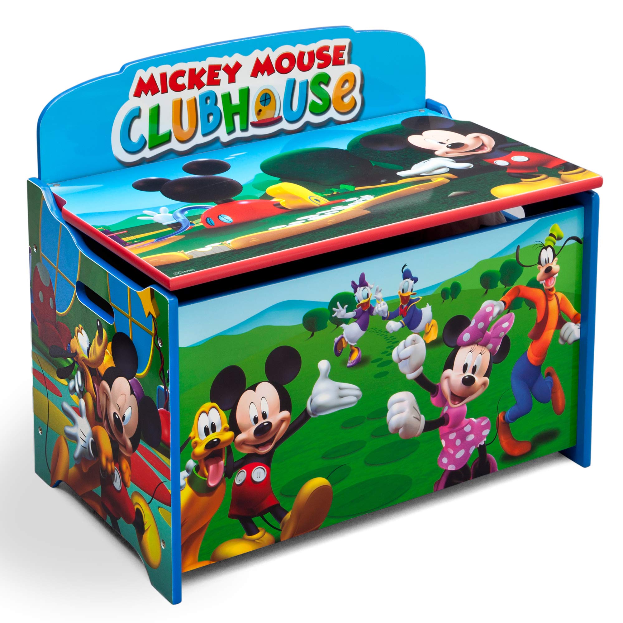 Foto 2 pulgar | Caja De Juguetes Delta Children Disney Mickey Mouse Deluxe - Venta Internacional.