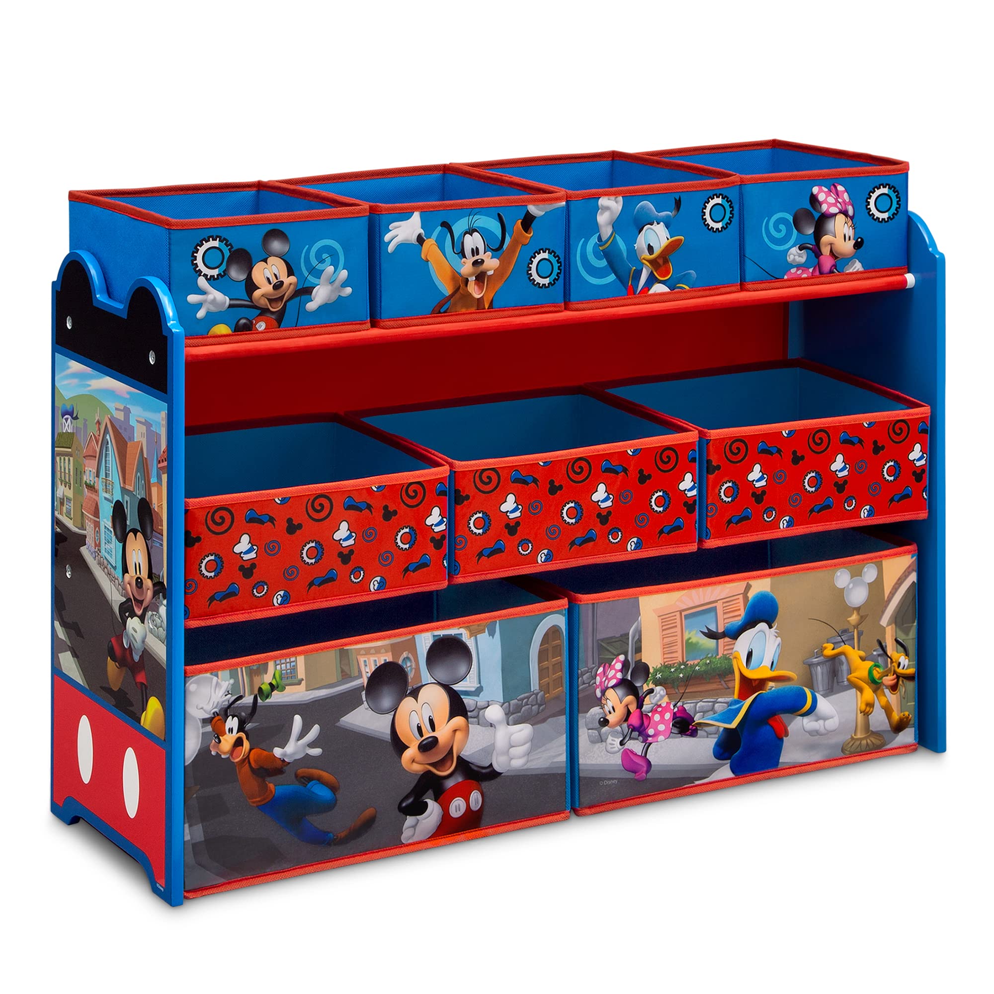 Foto 2 pulgar | Organizador De Juguetes Delta Children Disney Mickey Mouse, 9 Contenedores - Venta Internacional.