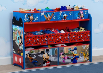 Foto 2 | Organizador De Juguetes Delta Children Disney Mickey Mouse, 9 Contenedores - Venta Internacional.