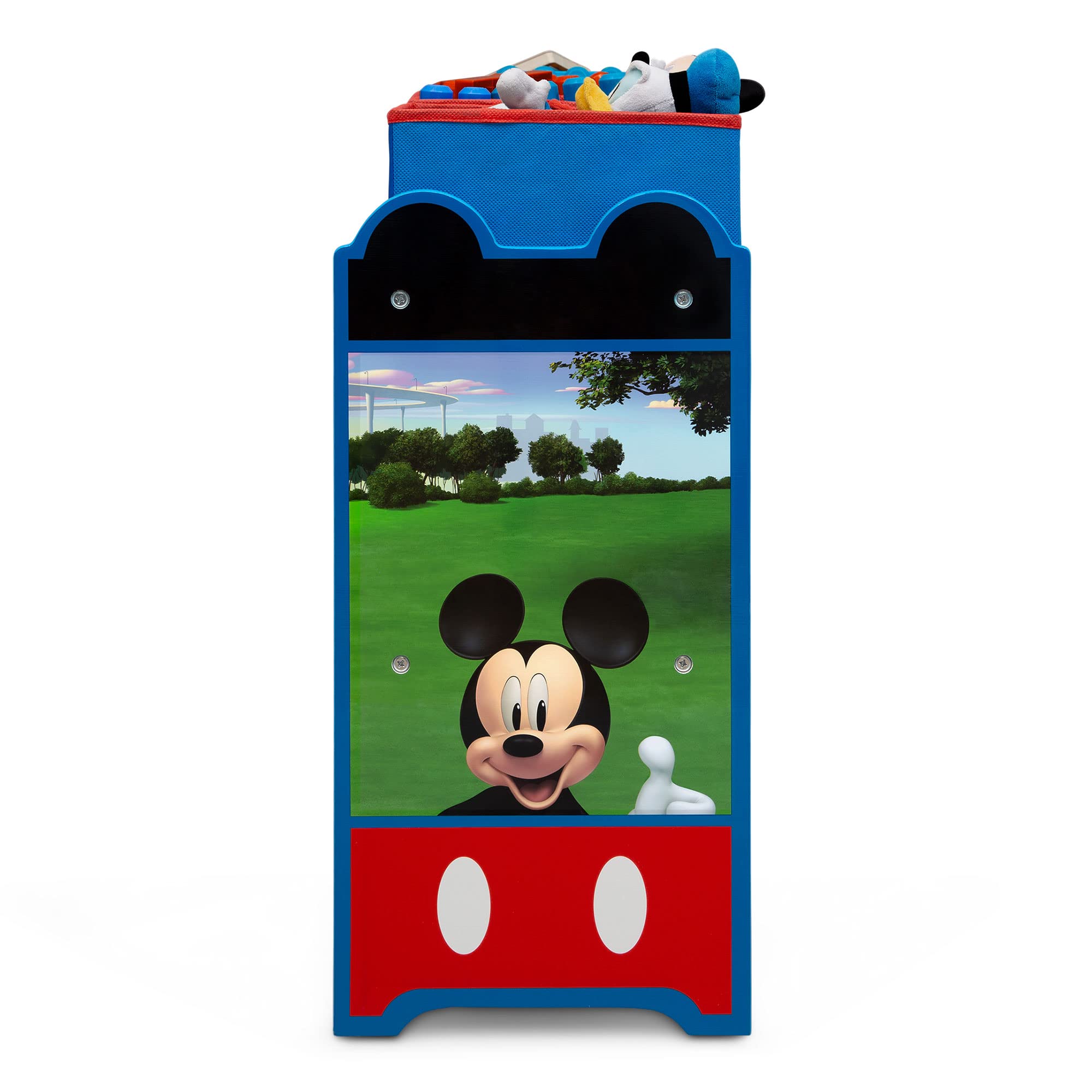 Foto 8 pulgar | Organizador De Juguetes Delta Children Disney Mickey Mouse, 9 Contenedores - Venta Internacional.