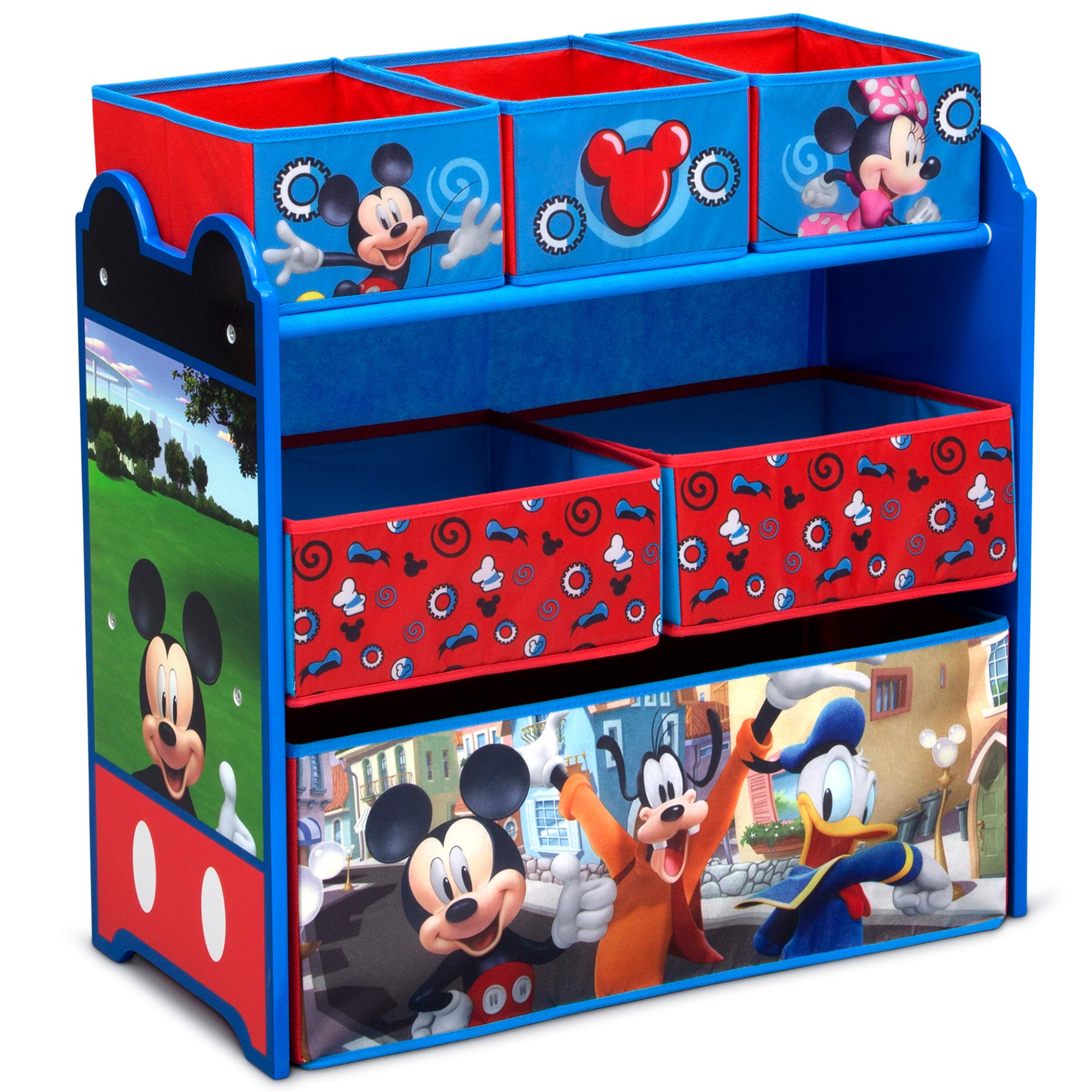 Foto 1 | Organizador De Juguetes Delta Children Disney Mickey Mouse, 6 Contenedores - Venta Internacional.