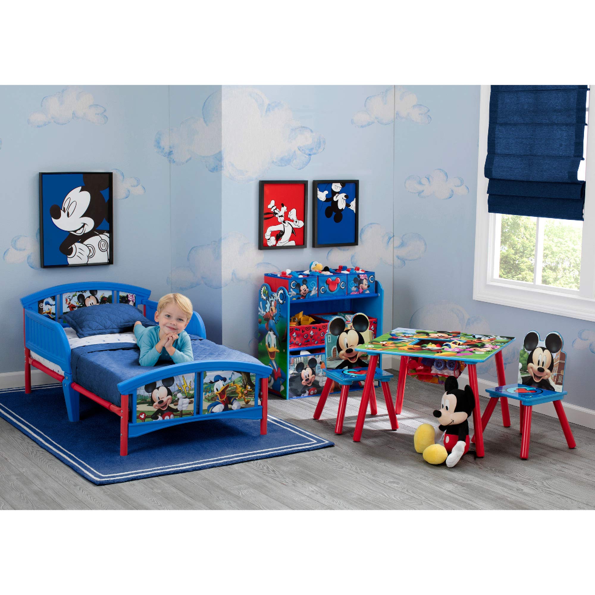 Foto 6 pulgar | Organizador De Juguetes Delta Children Disney Mickey Mouse, 6 Contenedores - Venta Internacional.