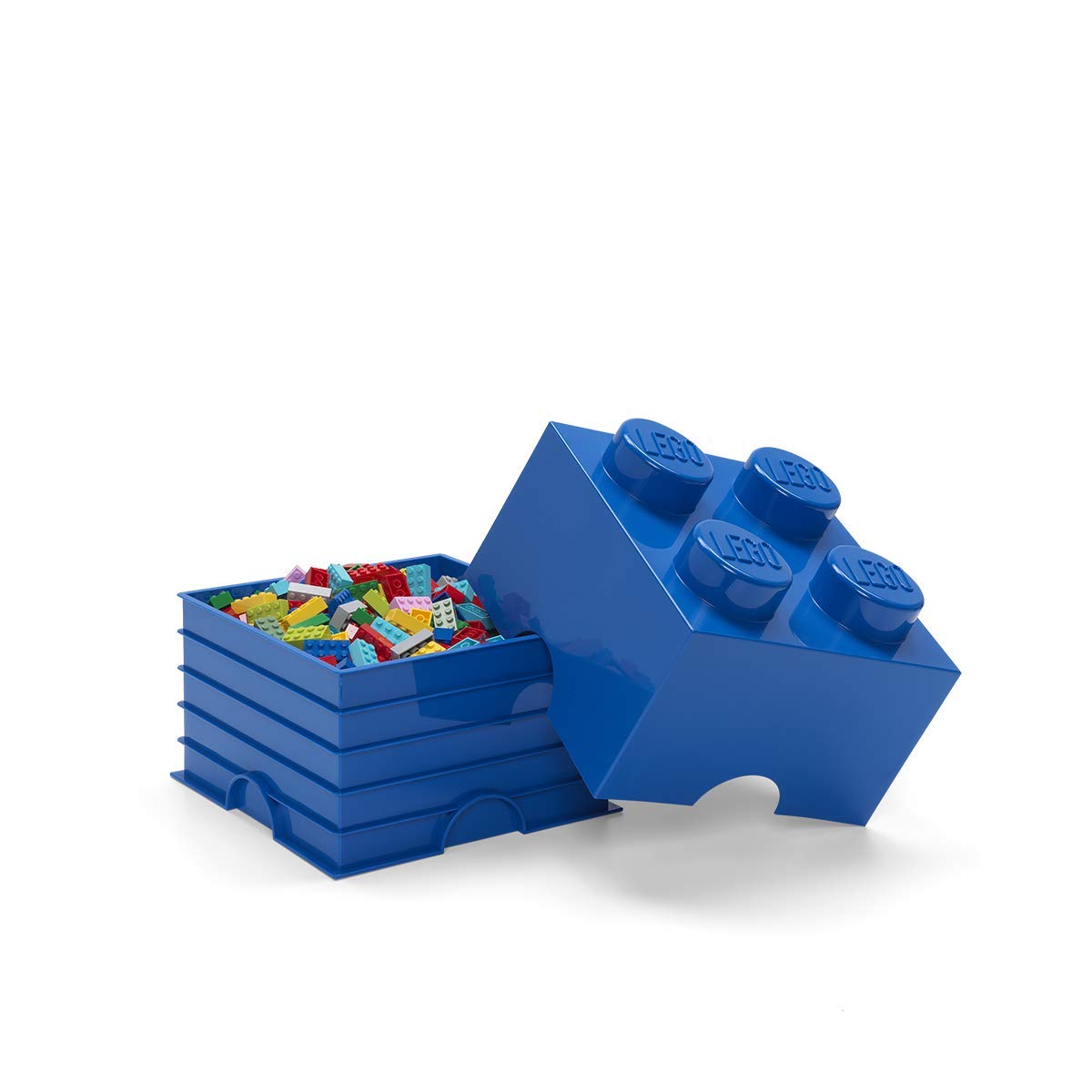 Foto 4 pulgar | Caja de Almacenamiento Lego Storage Brick 4 Nodos Azul Capacidad de 5,6 L - Venta Internacional