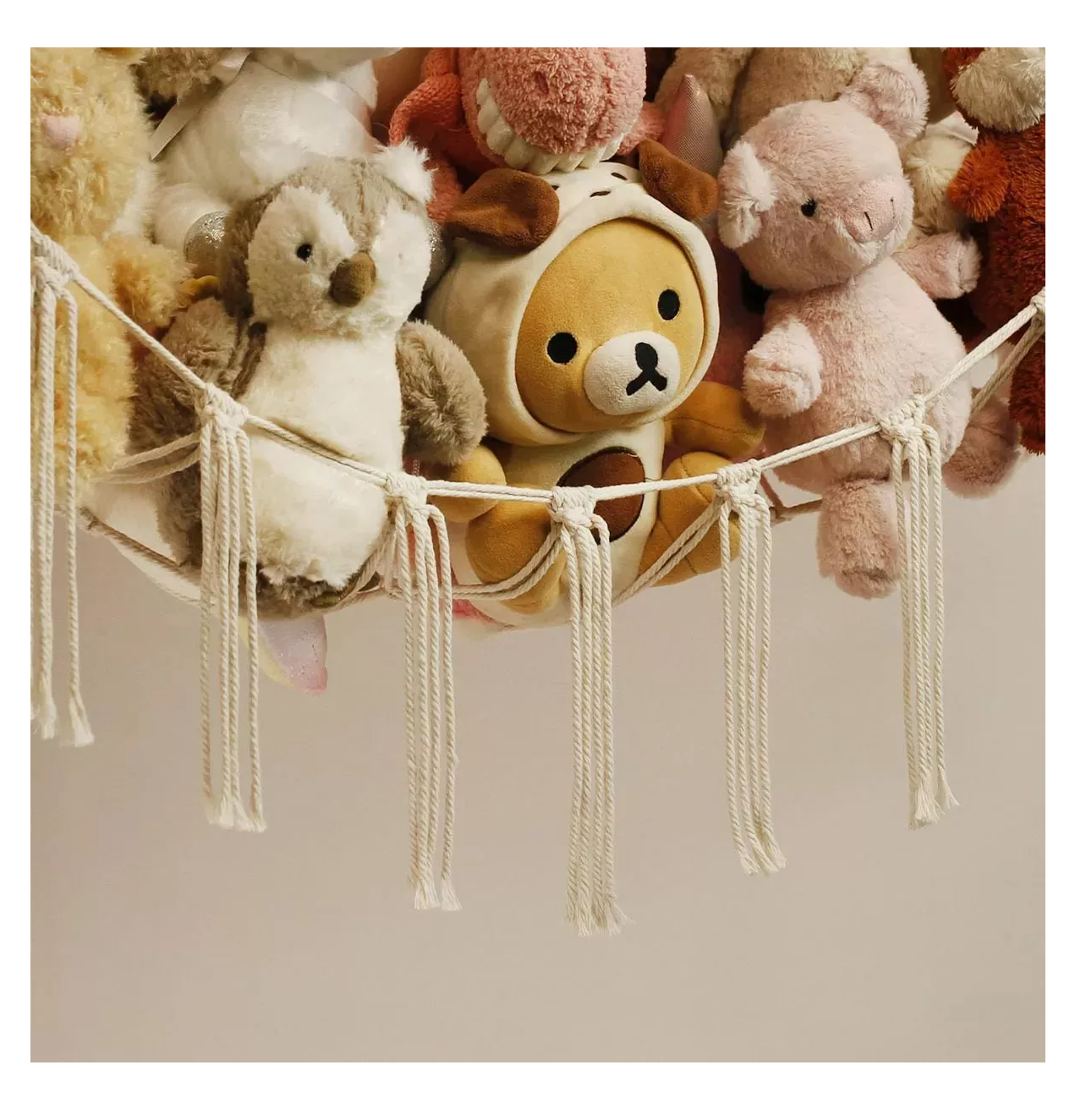 Foto 5 | Hamaca De Juguete Lab.g Peluche Organizadora Juguete Para Bebés Beige