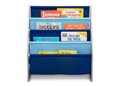 Foto 4 | Estante Para Libros Delta Children Sling Para Niños, Color Gris Y Azul - Venta Internacional.