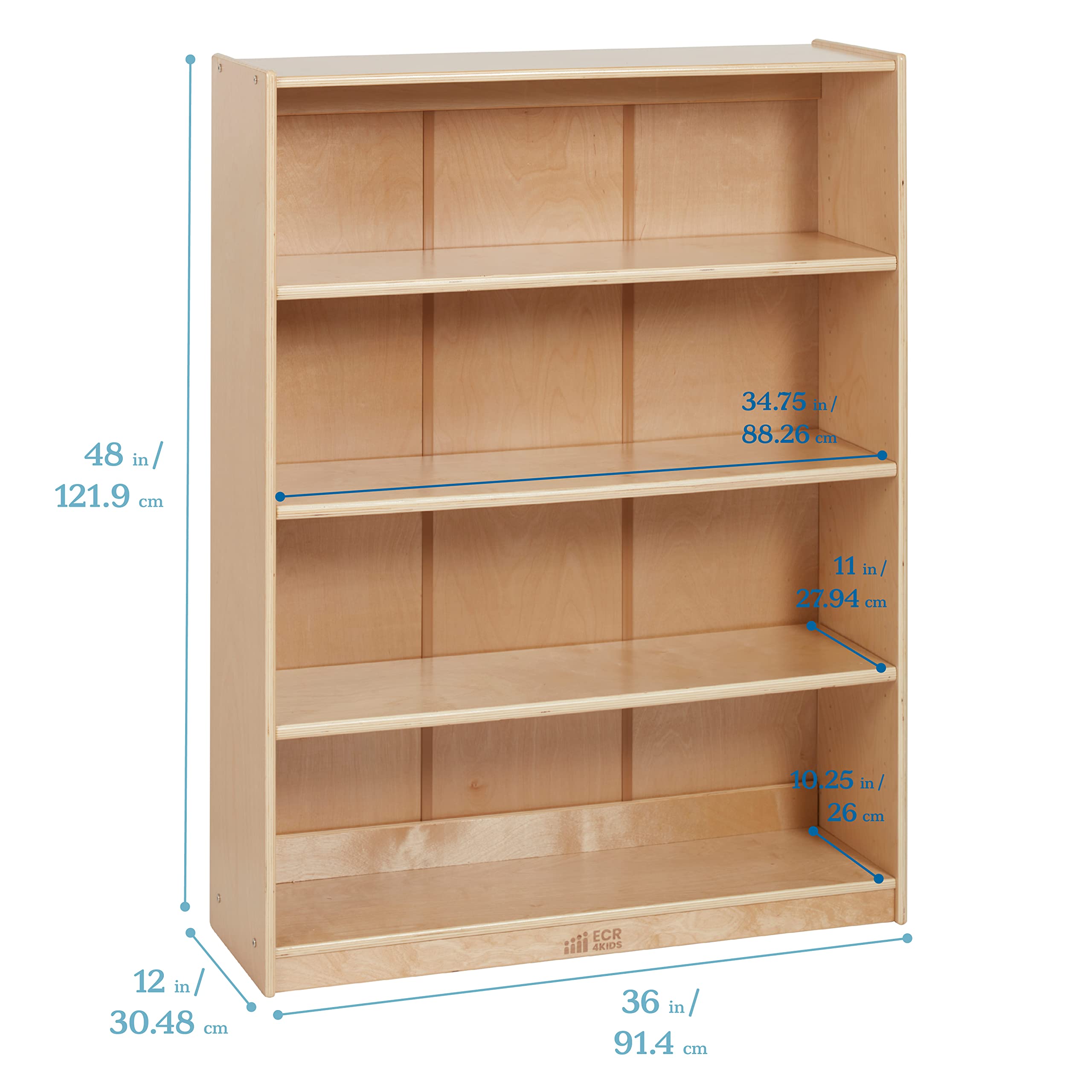 Foto 3 pulgar | Librería Clásica Ajustable Bookcase Ecr4kids De 48 Pulgadas - Venta Internacional.
