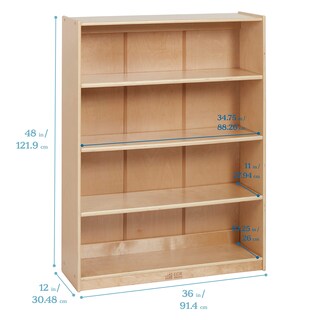 Foto 2 | Librería Clásica Ajustable Bookcase Ecr4kids De 48 Pulgadas - Venta Internacional.