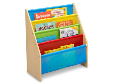 Foto 4 | Estantería Para Libros Delta Children Sling De Madera De 4 Niveles Con Bolsillos - Venta Internacional.