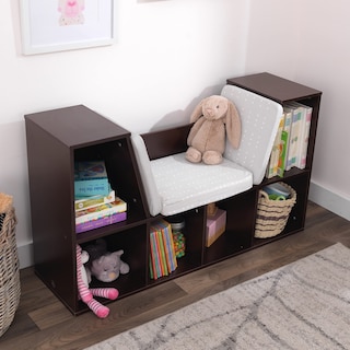 Foto 5 | Librería Kidkraft De Madera Con Rincón De Lectura, 6 Estantes Y Cojín - Venta Internacional.