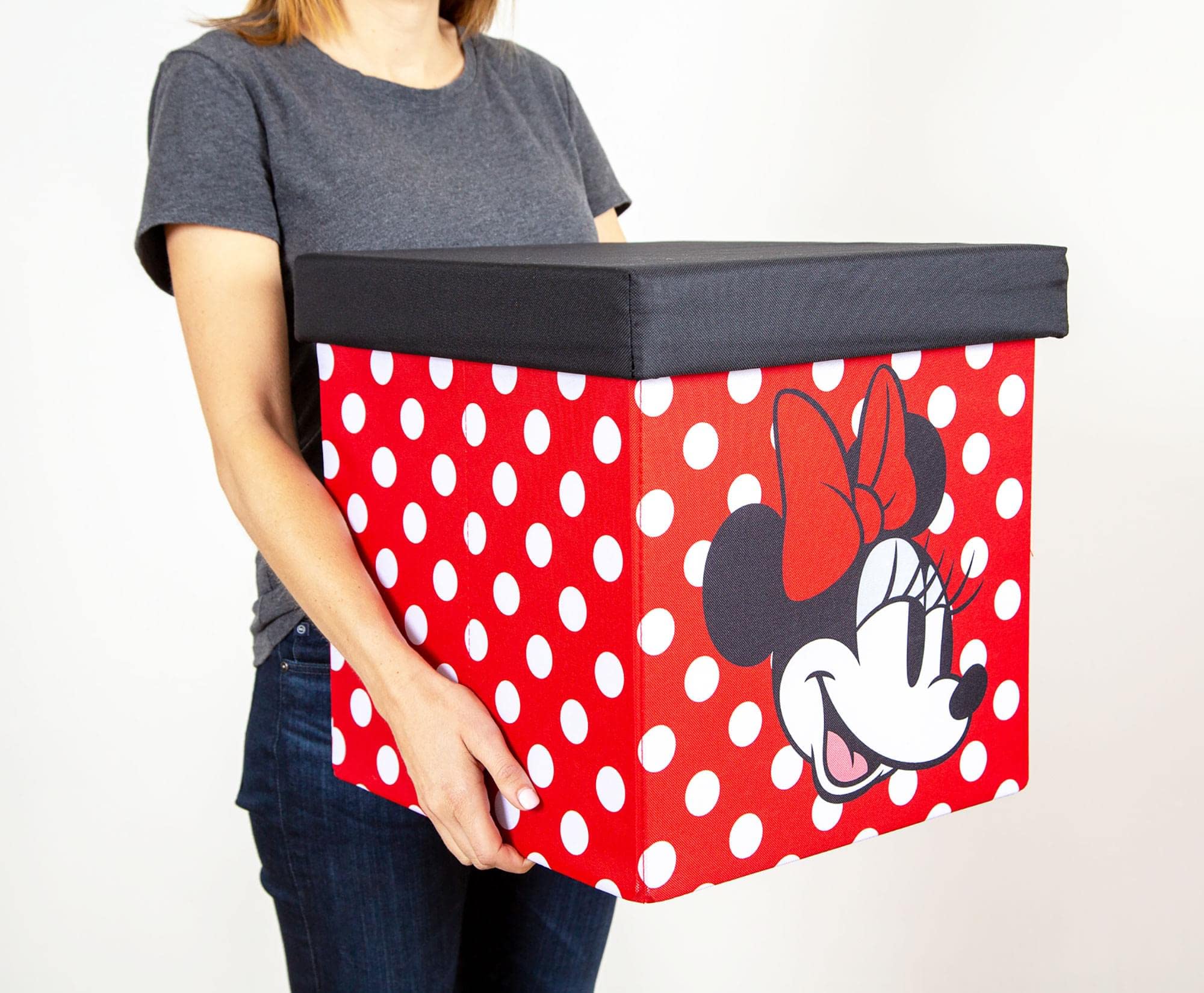 Foto 4 | Organizadores De Cubos Con Diseño De Mickey Y Minnie De Disney  38 Cm - Venta Internacional.