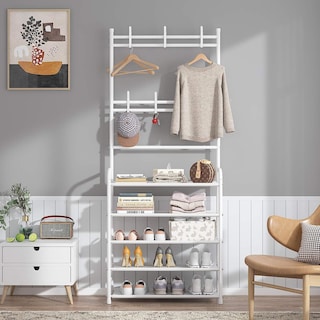 Foto 4 | Organizador de Zapatos con Perchero Aquila TM0098-80 color Blanco