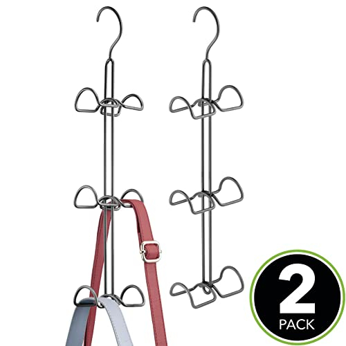 Foto 4 pulgar | Venta Internacional- Organizador Colgante Metálico Mdesign para Bolsas 2 Piezas Gris