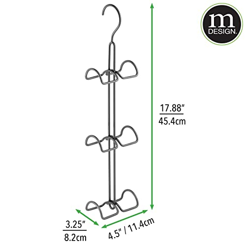Foto 6 pulgar | Venta Internacional- Organizador Colgante Metálico Mdesign para Bolsas 2 Piezas Gris