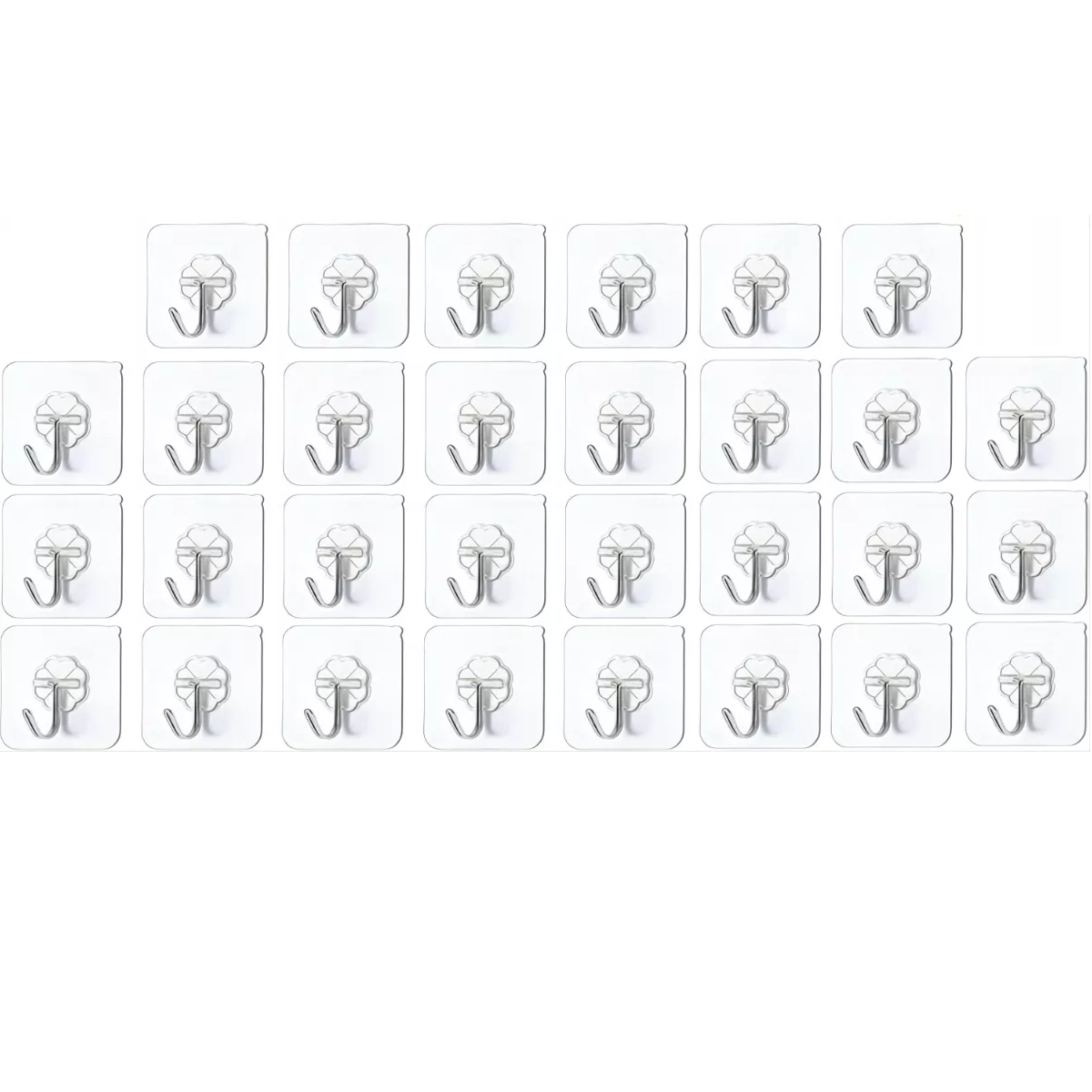 Foto 2 pulgar | Ganchos Adhesivos Impermeables Eo Safe Imports Esi-9610 Blanco Set 100 PZAS