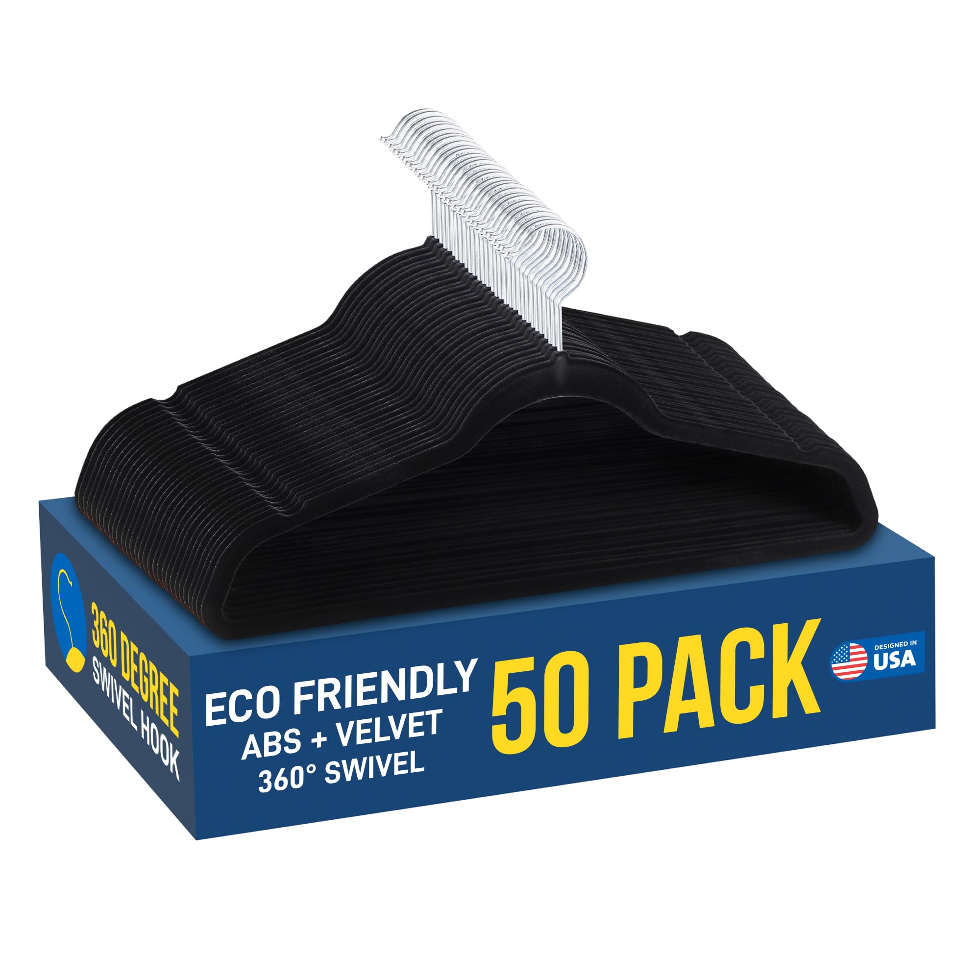 Foto 2 pulgar | Ganchos para Ropa Lifemaster Antideslizantes 50 Piezas - Venta Internacional
