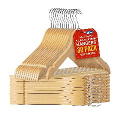Foto 3 pulgar | Venta Internacional-Percheros Lifemaster de Madera 30 Piezas