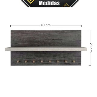 Foto 7 | Portallaves Organizador de Pared Melamina Poliespacios Pll4-17 Lombardía