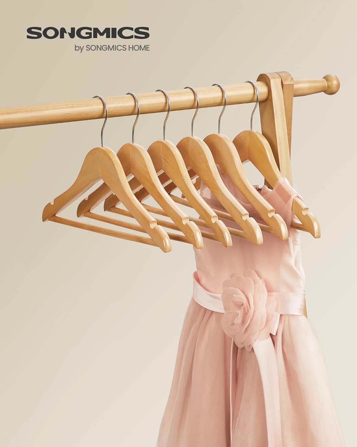 Foto 4 | Ganchos de Madera para Niños Songmics 20 Piezas