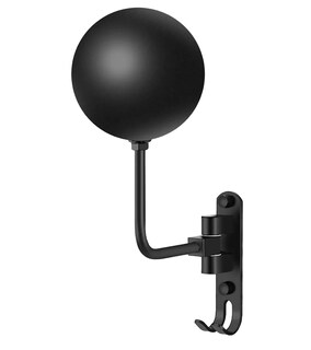 Foto 1 | Soporte para Casco Motocicleta y Guantes Rotación 180 Grados Negro