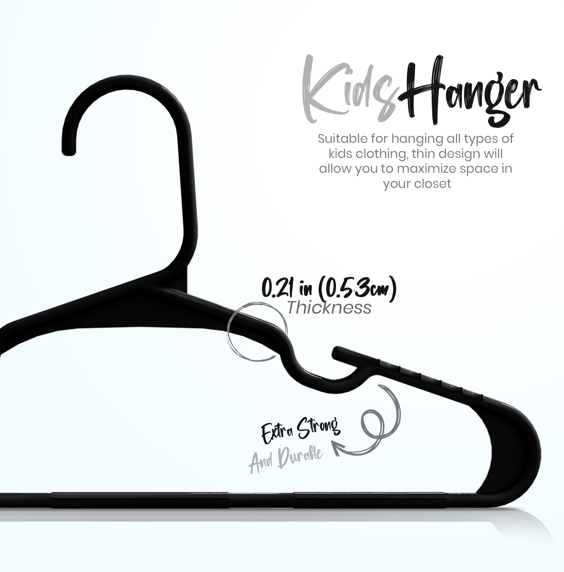 Foto 2 | Kids Hangers Utopia Home, Paquete De 60, Perchas De Plástico Para Bebés De 29,2 Cm - Venta Internacional.