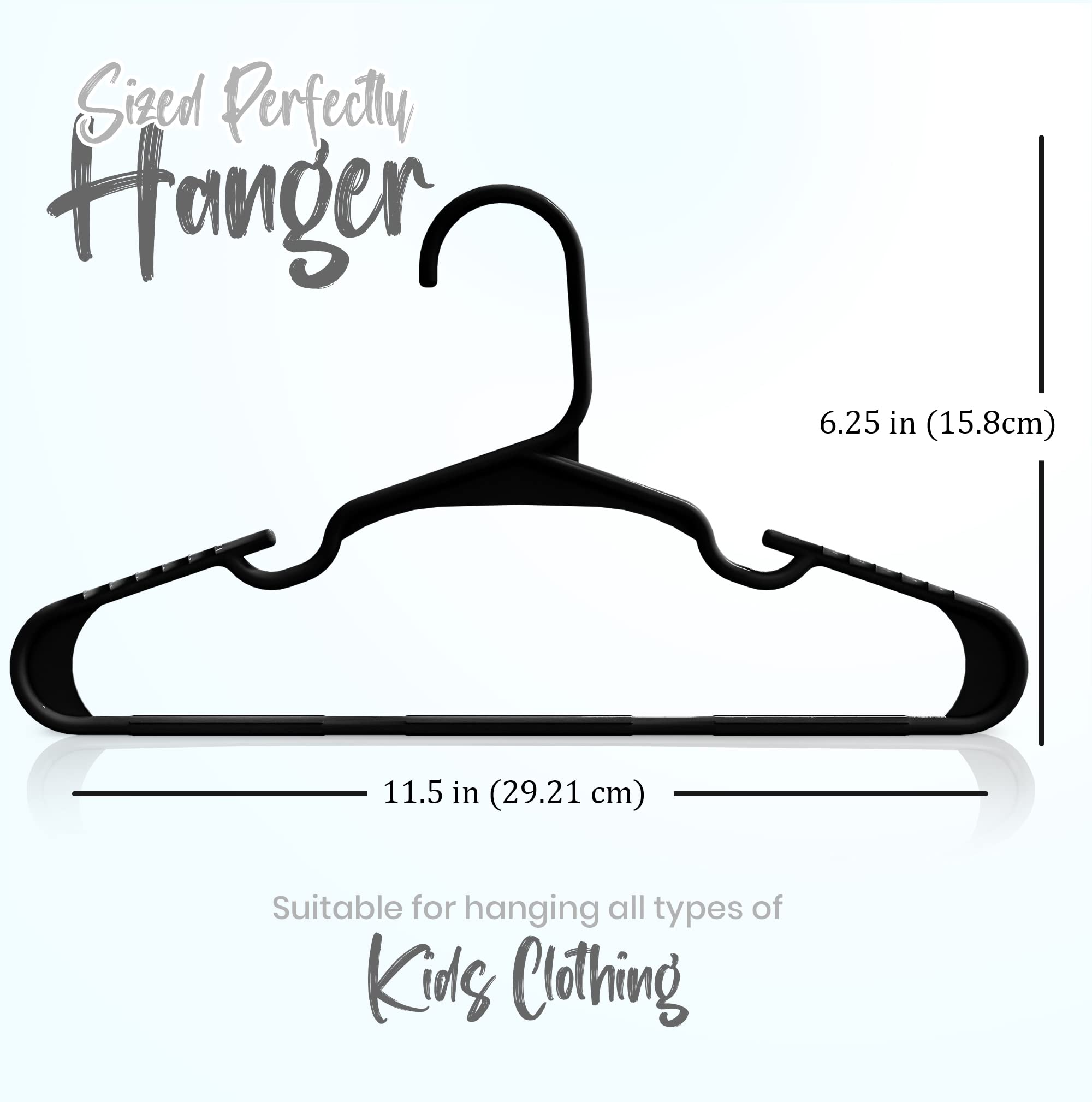 Foto 3 | Kids Hangers Utopia Home, Paquete De 60, Perchas De Plástico Para Bebés De 29,2 Cm - Venta Internacional.