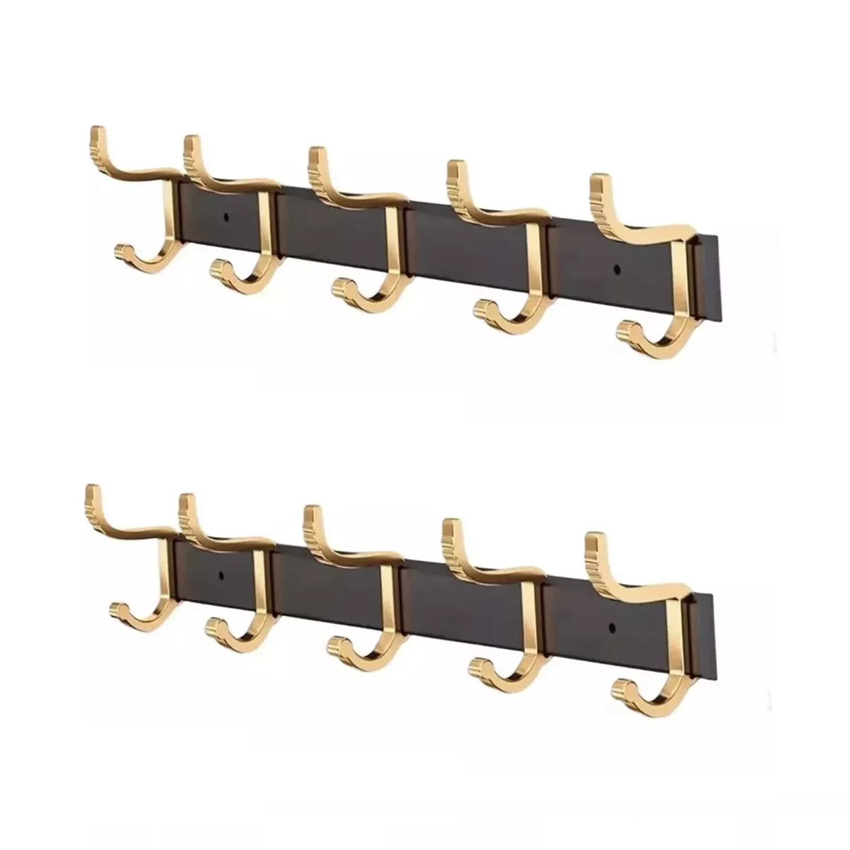 Foto 2 pulgar | Percheros Pared Eo Safe Imports ESI-17706 Negro 2 Piezas