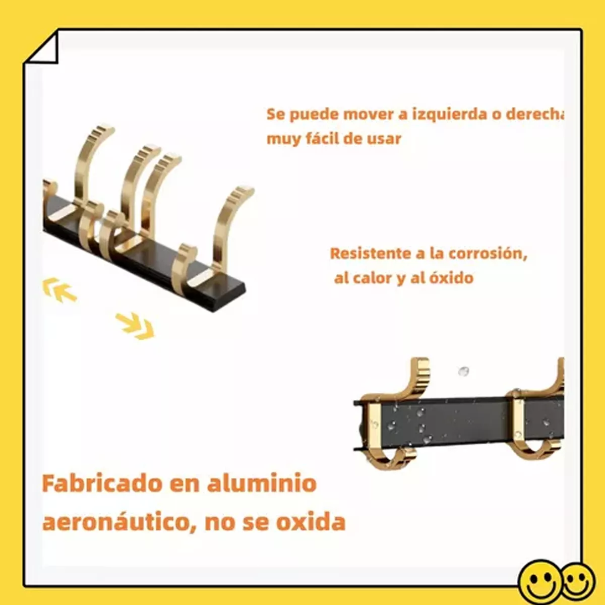 Foto 3 pulgar | Percheros Pared Eo Safe Imports ESI-17706 Negro 2 Piezas