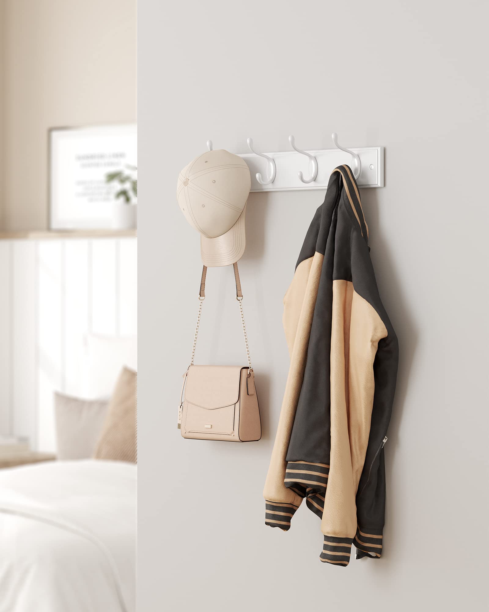 Foto 4 pulgar | Perchero de Pared Songmics con 8 Ganchos Dobles - Venta Internacional