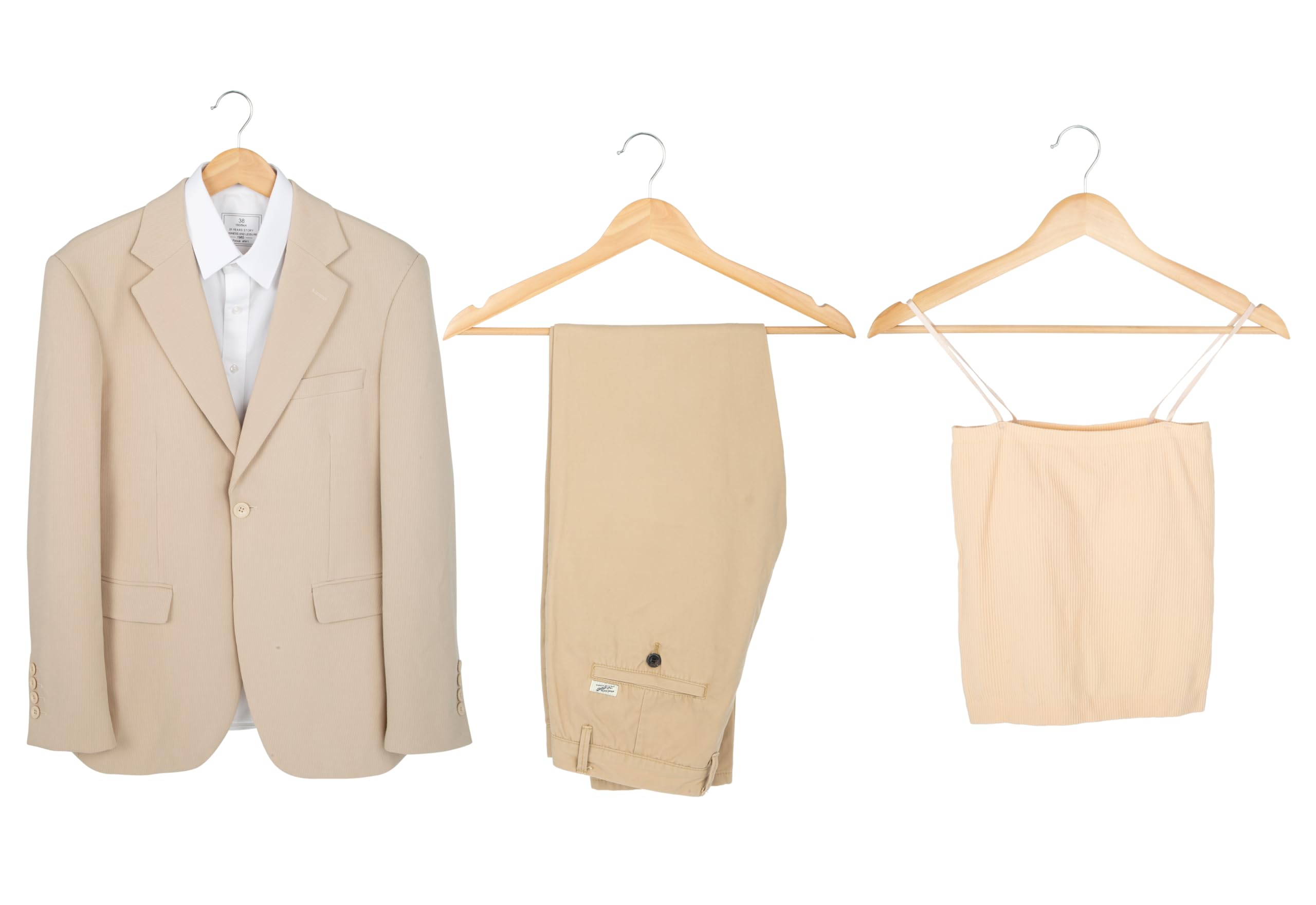Foto 5 pulgar | Perchas Para Ropa Amazon Basics Wood Suit Natural, Paquete De 20 - Venta Internacional.