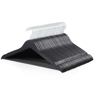 Foto 1 | Perchas Para Ropa Amazon Basics, Traje De Madera, Paquete De 30 Unidades, Color Negro - Venta Internacional.