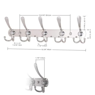 Foto 7 | Perchero para Pared Dseap 5 Ganchos de Acero Inoxidable - Venta Internacional
