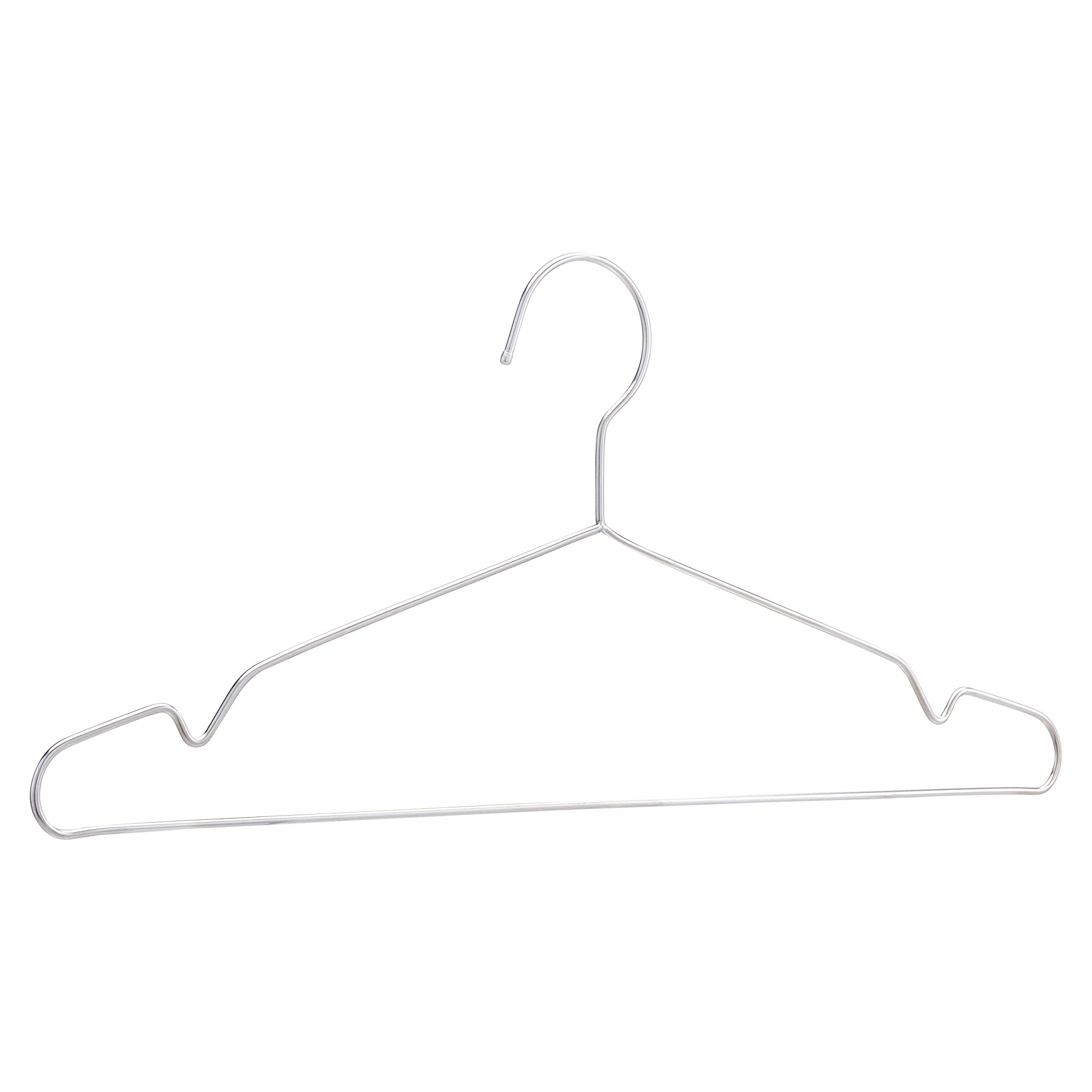 Foto 2 pulgar | Perchas De Ropa Amazon Basics De Acero Inoxidable, Paquete De 50 - Venta Internacional.