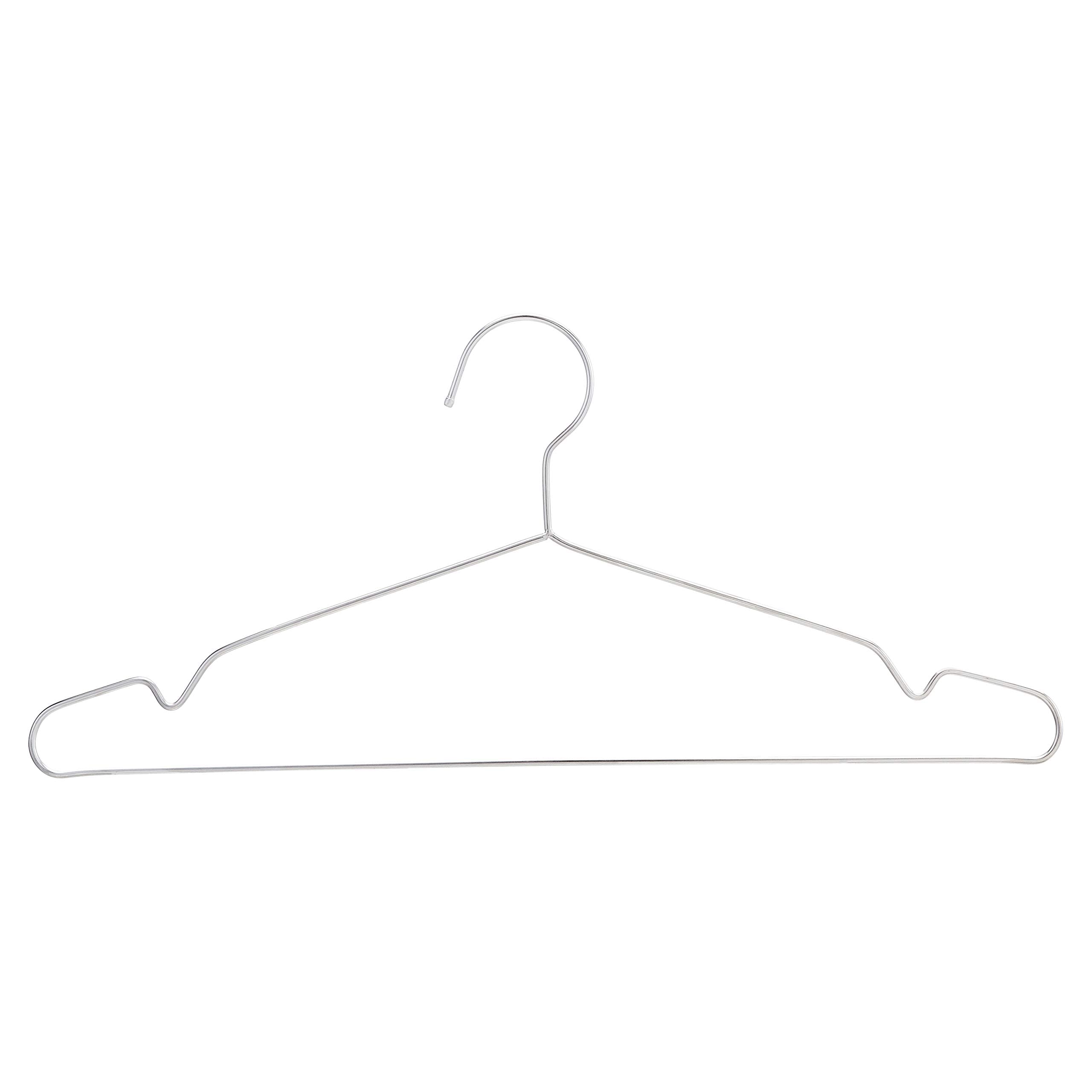 Foto 3 pulgar | Perchas De Ropa Amazon Basics De Acero Inoxidable, Paquete De 50 - Venta Internacional.