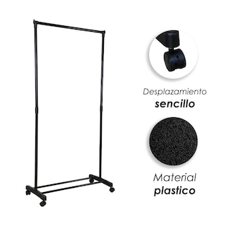 Foto 8 | Ilios Innova | Perchero De Ropa Multifuncional Sencillo Negro