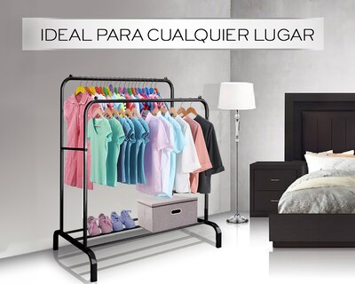 Foto 3 | Perchero Organizador Color Negro De Piso Para Ropa Basitex
