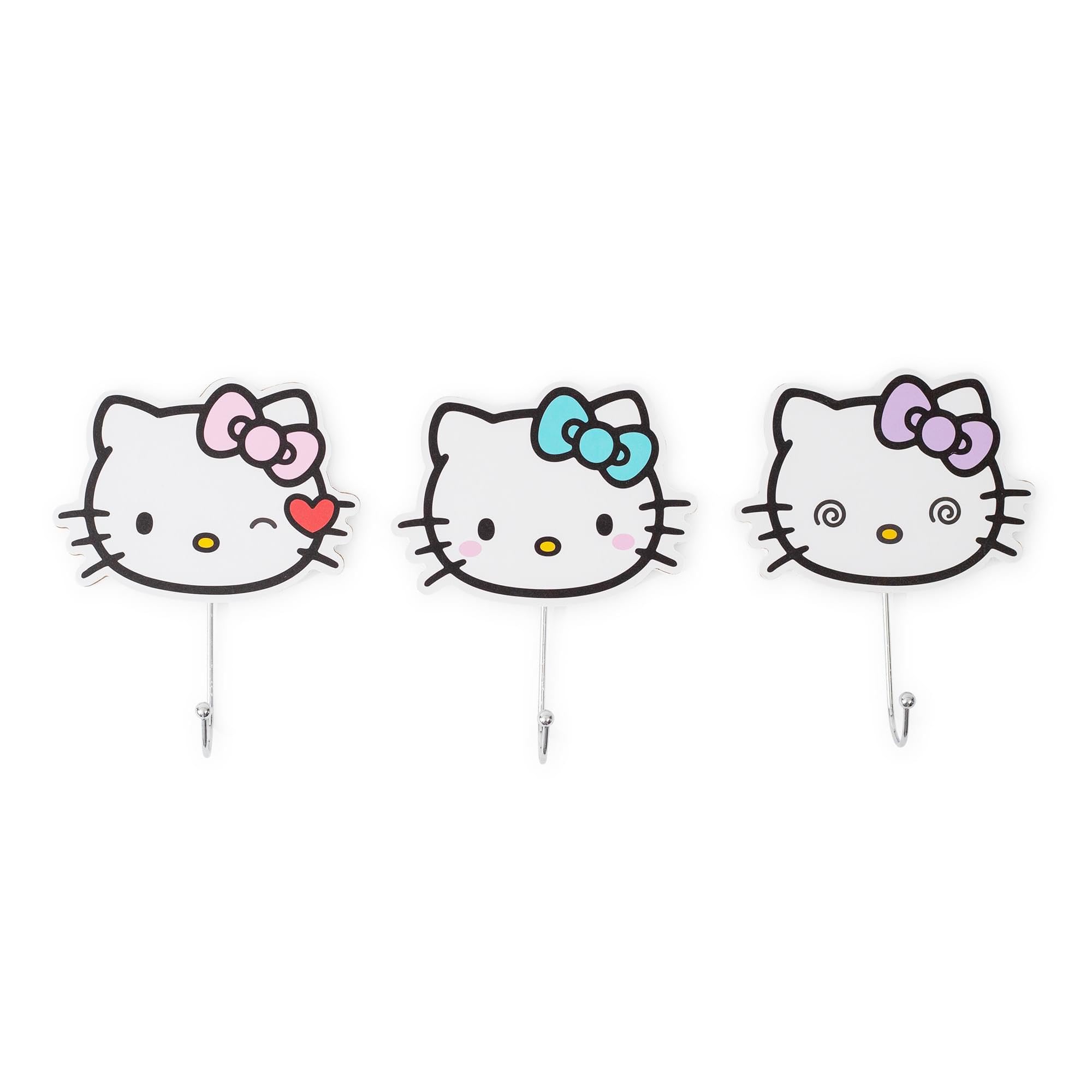 Foto 1 | Perchero Con Ganchos De Pared Con Forma De Lazo Hello Kitty - Venta Internacional.