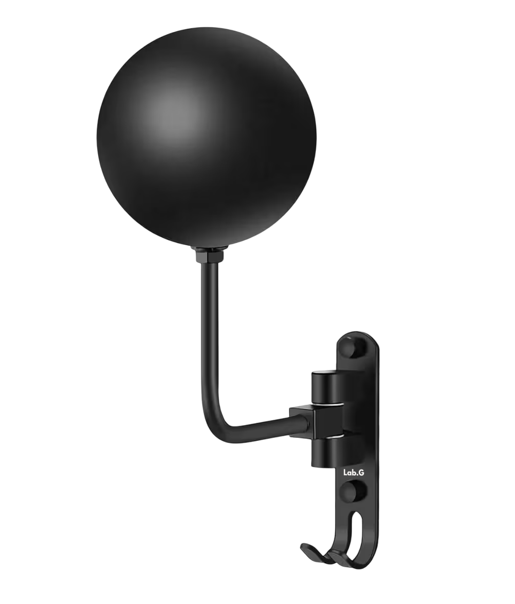 Foto 2 pulgar | Soporte Para Casco Motocicleta Y Guantes, Rotación 180 Grados Negro