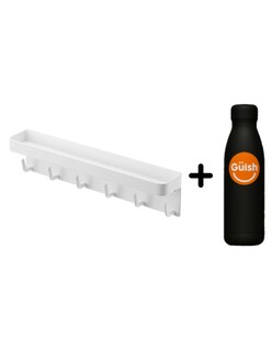 Foto 1 | Portallaves De Pared Blanco + Gratis Termo Güish De Regalo