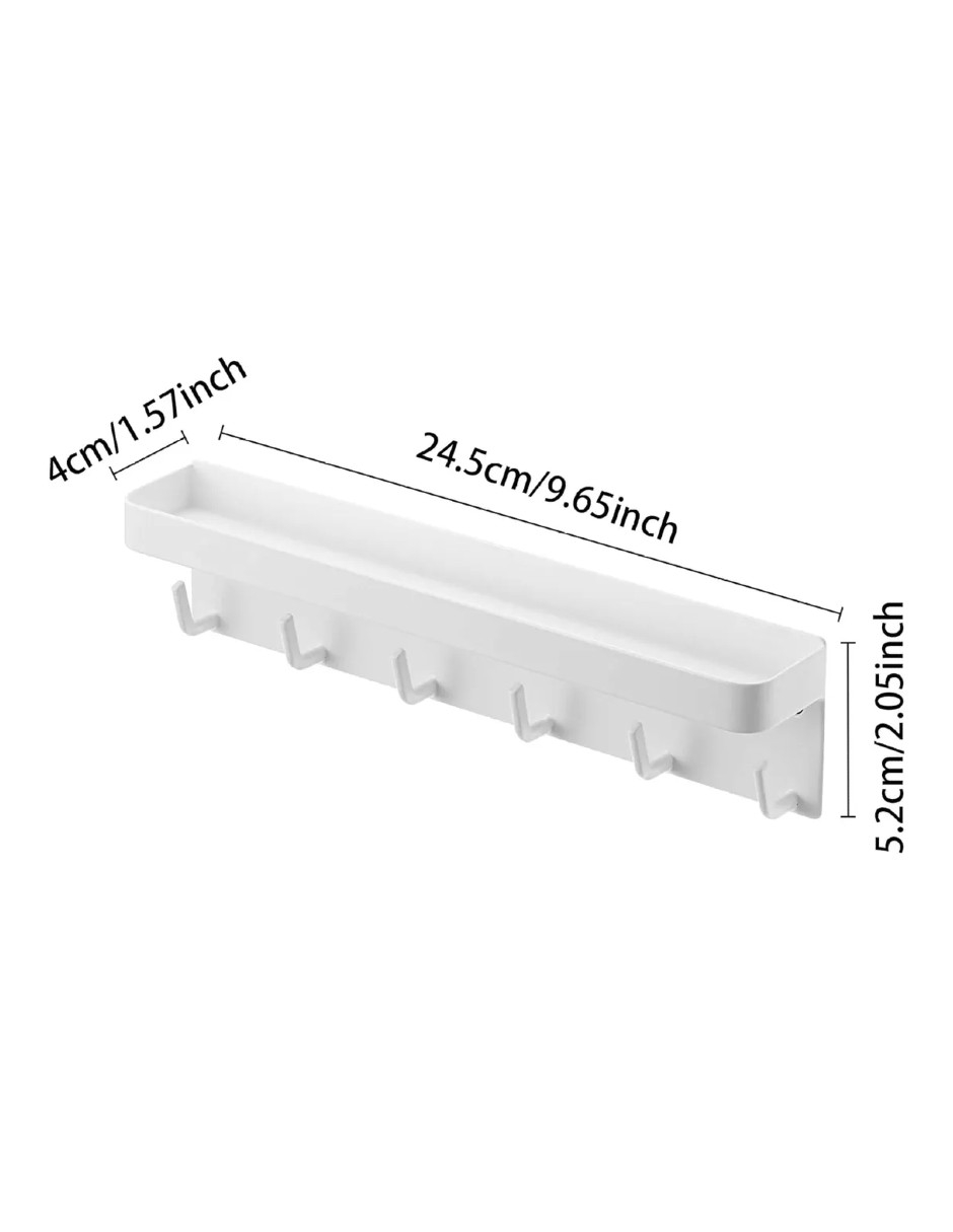 Foto 5 pulgar | Portallaves De Pared Blanco + Gratis Termo Güish De Regalo
