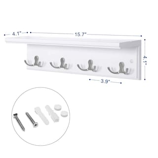 Foto 3 | Perchero Songmics de Pared 4 Ganchos - Venta Internacional