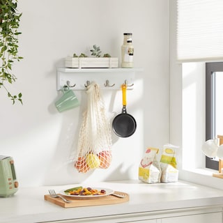 Foto 5 | Perchero Songmics de Pared 4 Ganchos - Venta Internacional