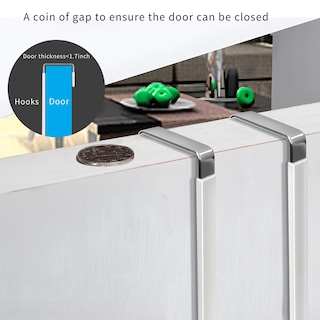Foto 5 | Ganchos Para Colocar Sobre La Puerta Fyy, Colgadores Largos Mejorados Para Puertas, Paquete De 6 - Venta Internacional.