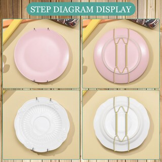 Foto 4 | Colgadores de Platos Hotop Acero Inoxidable Invisibles 8/10/12'' - Venta Internacional