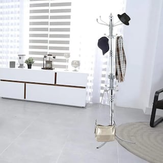 Foto 4 | Perchero De Piso Acero Inoxidable Elegante Diseño 16 Ganchos Lab.g Plata