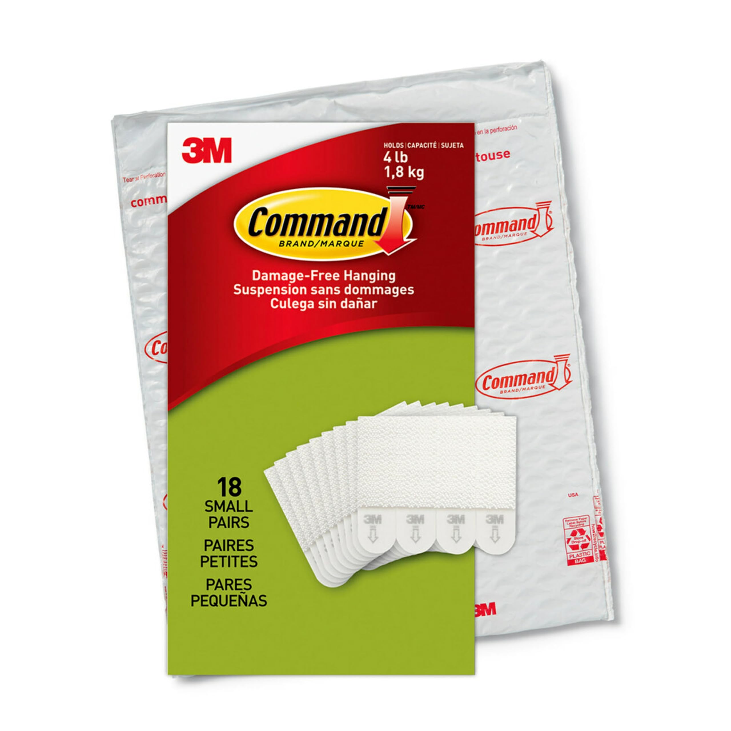 Foto 1 | Tiras Para Colgar Cuadros De 2,3 Kg Command, 18 Pares (36 Tiras) - Venta Internacional.